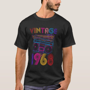 T-shirt Conférencier de casquette portable classique 1968