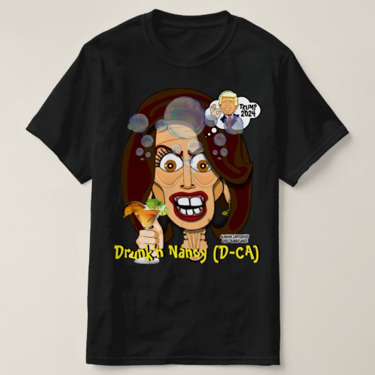 T-shirt Conférencière Nancy Pelosi - Toon Tee de Bubba (Design devant)