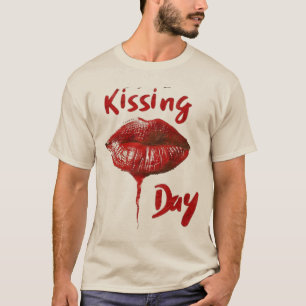 T-shirt Confession au rouge à lèvres Art