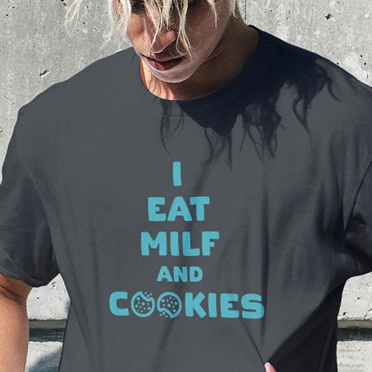 T-shirt Confession de biscuits Milf