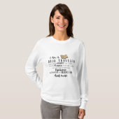 T-shirt Confession du voyageur : réserver (Devant entier)