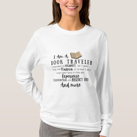 T-shirt Confession du voyageur : réserver (Devant)