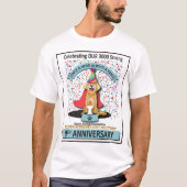 T-shirt Confetti Party 9e anniversaire    (Devant)