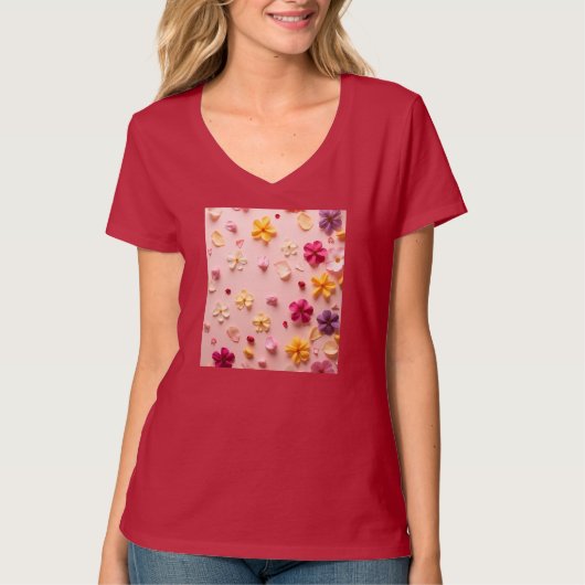 T-shirt Confettis de Fleurs (Devant)
