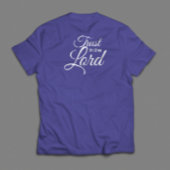 T-shirt Confiance dans le Lord Traditionnel Inspirational