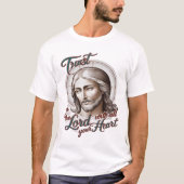 T-shirt Confiance divine : Jésus encourage la confiance da (Devant)