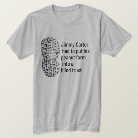 T-shirt Confiance sans visibilité de ferme d'arachide (Design devant)