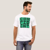 T-shirt Confiant, Motivationnel (Devant entier)