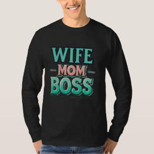 T-shirt Confident Maman Vie Bold & Habilitation Citation p