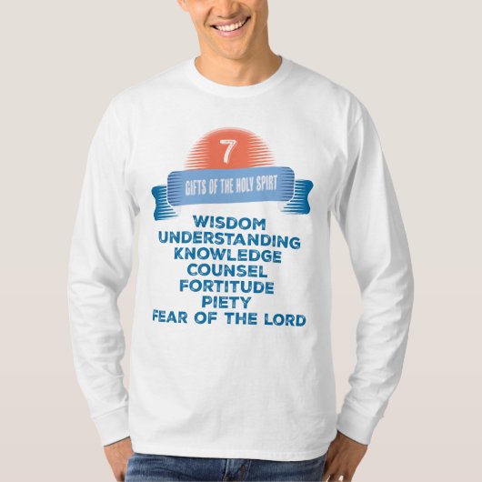 T-shirt Confirmation 7 Dons de l'Esprit Saint (Devant)