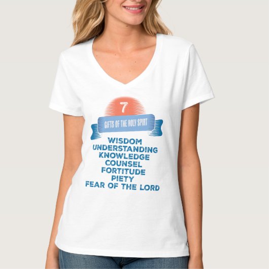 T-shirt Confirmation 7 Dons de l'Esprit Saint (Devant)