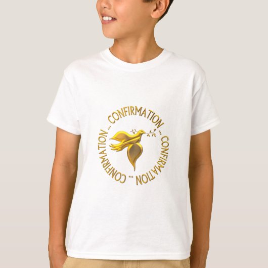 T-shirt Confirmation d'or et Saint-Esprit (Devant)