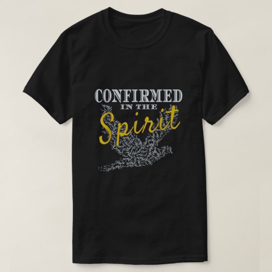 T-shirt Confirmé Dans L'Esprit Confirmation Peace Dove (Design devant)