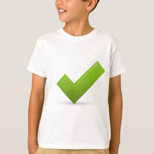 T-shirt confirmer-679245 MARQUE DE CONTRÔLE VERT JOURNAL S