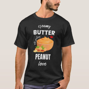 T-shirt Confiture d'amour de beurre de cacahuète crémeux G