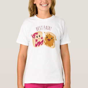 T-shirt Confiture et pain blanc meilleur ami