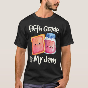 T-shirt Confiture et toast La cinquième année est ma confi
