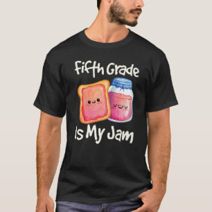 T-shirt Confiture et toast La cinquième année est ma confi