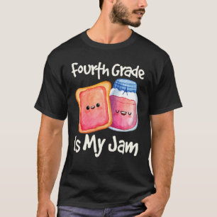 T-shirt Confiture et toast Quart est ma confiture 4e année