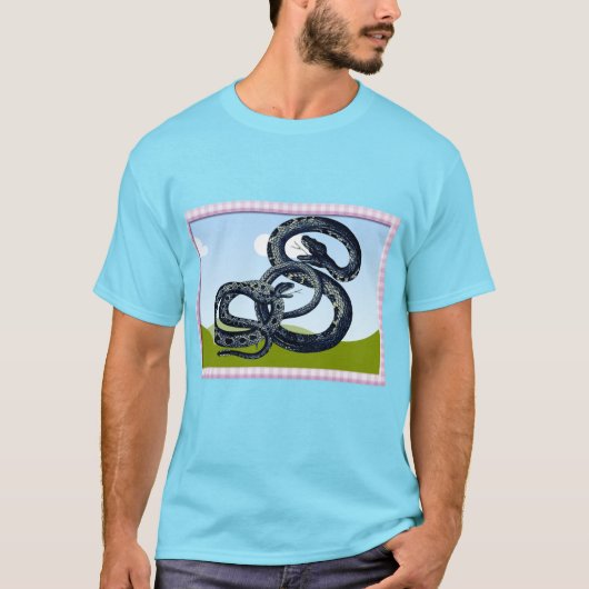 T-shirt Conflit de serpents. (Devant)