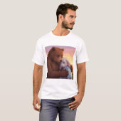 T-shirt Confort doux : une prise d'ours et de lapin (Devant entier)