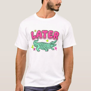 T-Shirt Confort Été Crocodile Plus Tard