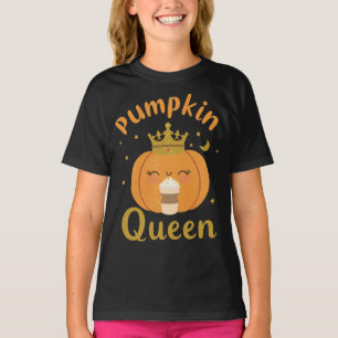 T-shirt Confortable Citrouille de saison Queen dessin de d