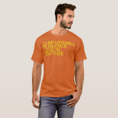 T-shirt Confortable en silence Loud en solitude (Devant entier)