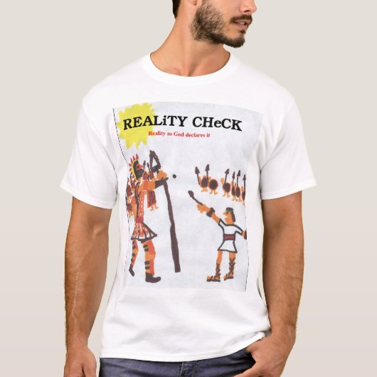 T-shirt Confrontation avec la réalité - David et Goliath (Devant)