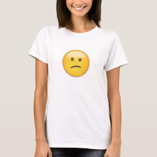T-shirt Confused Face Emoji