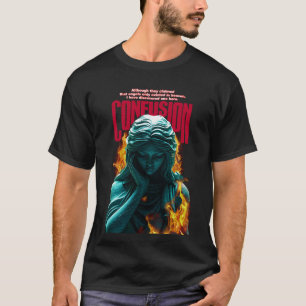 T-shirt Confusion - Une vision ardente de l'émotion et de