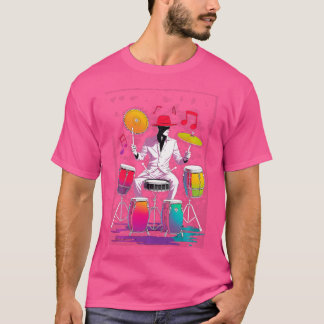 T-shirt Conga Lecteur Musicien Drum Instrument Conga Drumm