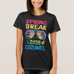 T-shirt Congé de printemps Cozumel 2026 Voyage de vacances