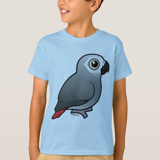 T-shirt Congo African Grey (Devant)