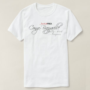 T-shirt Congo-Brazzaville lisse - lumière