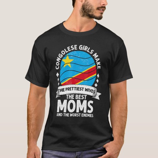 T-shirt Congo Maman Congo Fête des mères Mama Congo Ame (Devant)