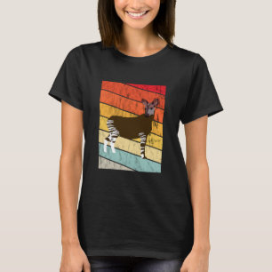 T-shirt Congo Okapi Retro Vintage Sunset