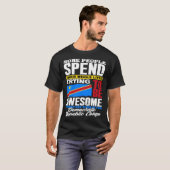 T-shirt Congolese DR Congo Congolese Flag Quote (Devant entier)