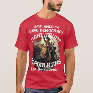 T-SHIRT CONGRÈS FW FV SÉNAT HG VOTE PRÉCOCE COURRIER BULLE