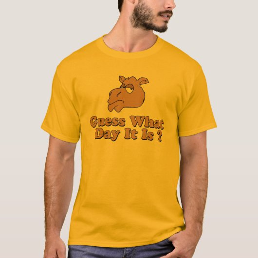 T-shirt conjecture quel jour il il (Devant)