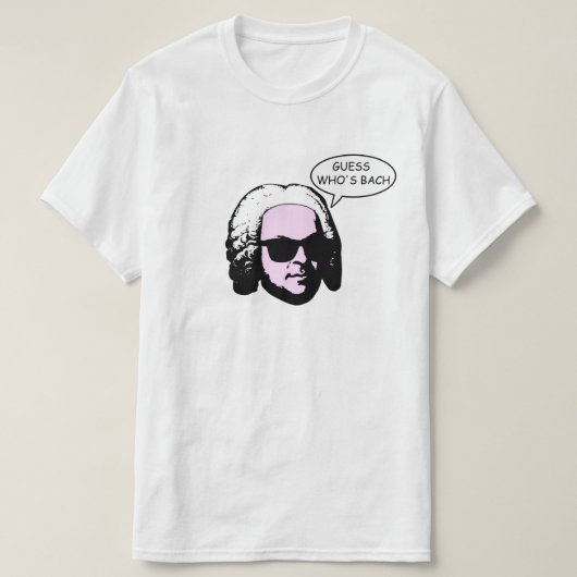 T-shirt Conjecture qui est Bach (Design devant)