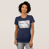 T-shirt Conjecture qui ? V-cou de dames (Devant entier)