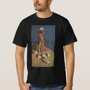 T-shirt Conjuring Back the Buffalo de Frederic Remington