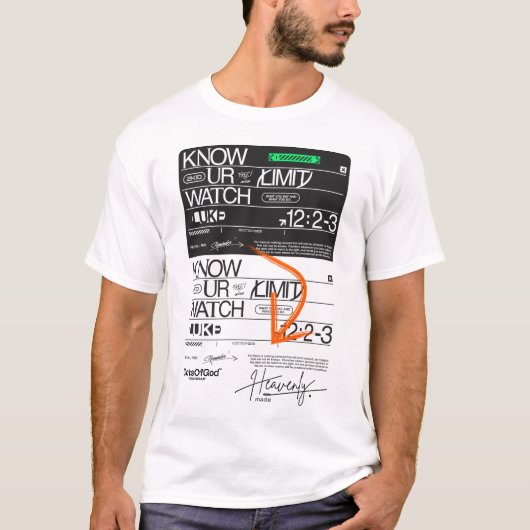 T-SHIRT CONNAIS TES LIMITES (Devant)