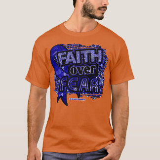 T-shirt Connaissance de Colon La foi en Ruban sur la peur