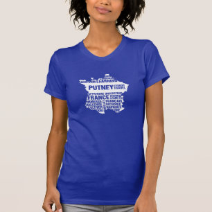 T-shirt Connaissance des langues France dans des couleurs