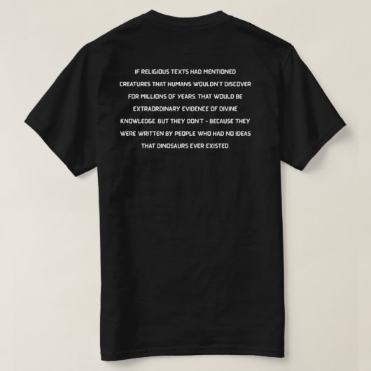 T-shirt Connaissance divine vs Réalité (Design dos)
