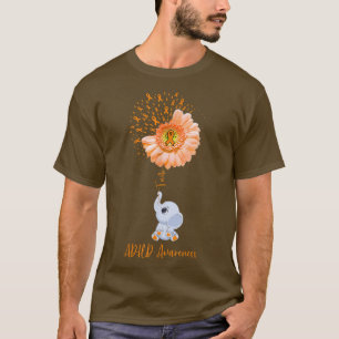 T-shirt Connaissance du TDAH Faith Elephant Survivor Fight