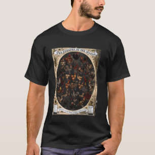 T-shirt Connaissances éducatives mignonnes sur les races d