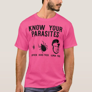 T-shirt Connaissez Vos Parasites Deer Tick Dog Tick Luna T